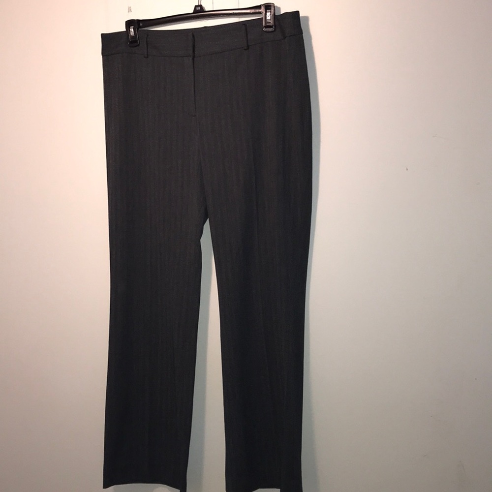 Alfani gray with blue lines dress pants size 16